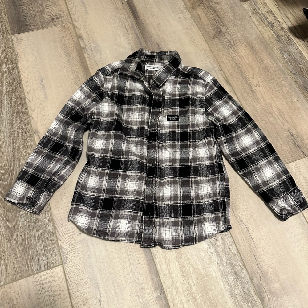 Abercrombie & Fitch Monochrome Plaid Shirt